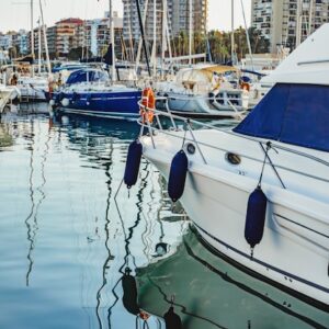 Real yachts in marina stock photo from Magnific