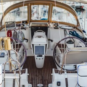 Real yacht cockpit stock photo from Magnific