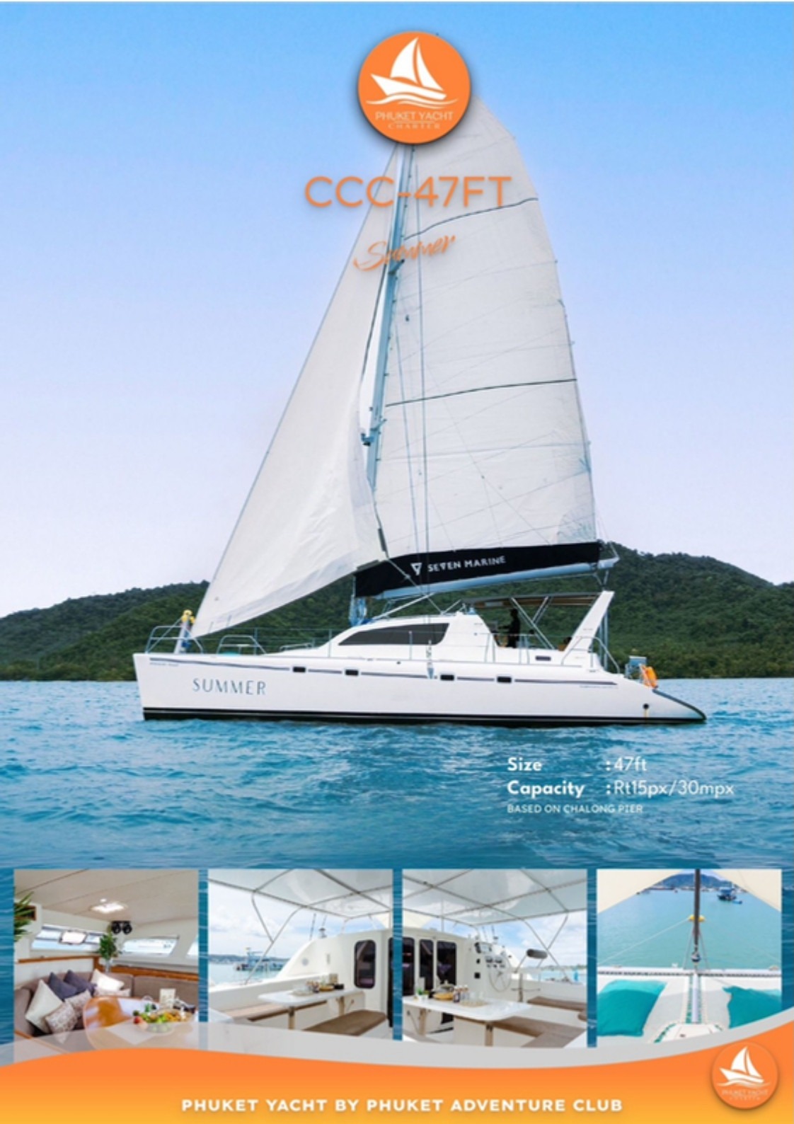 47 ft. Premium Catamaran S/Y · Leopard - Exterior Sailing