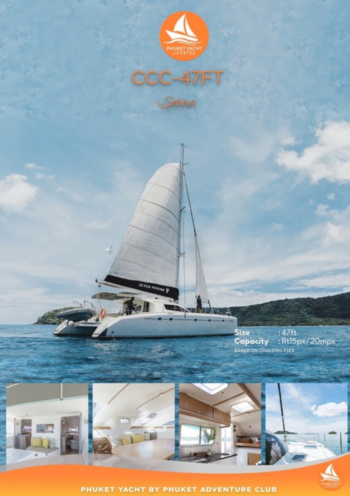 47 ft. Premium Catamaran S/Y · Nautitech - Exterior Sailing