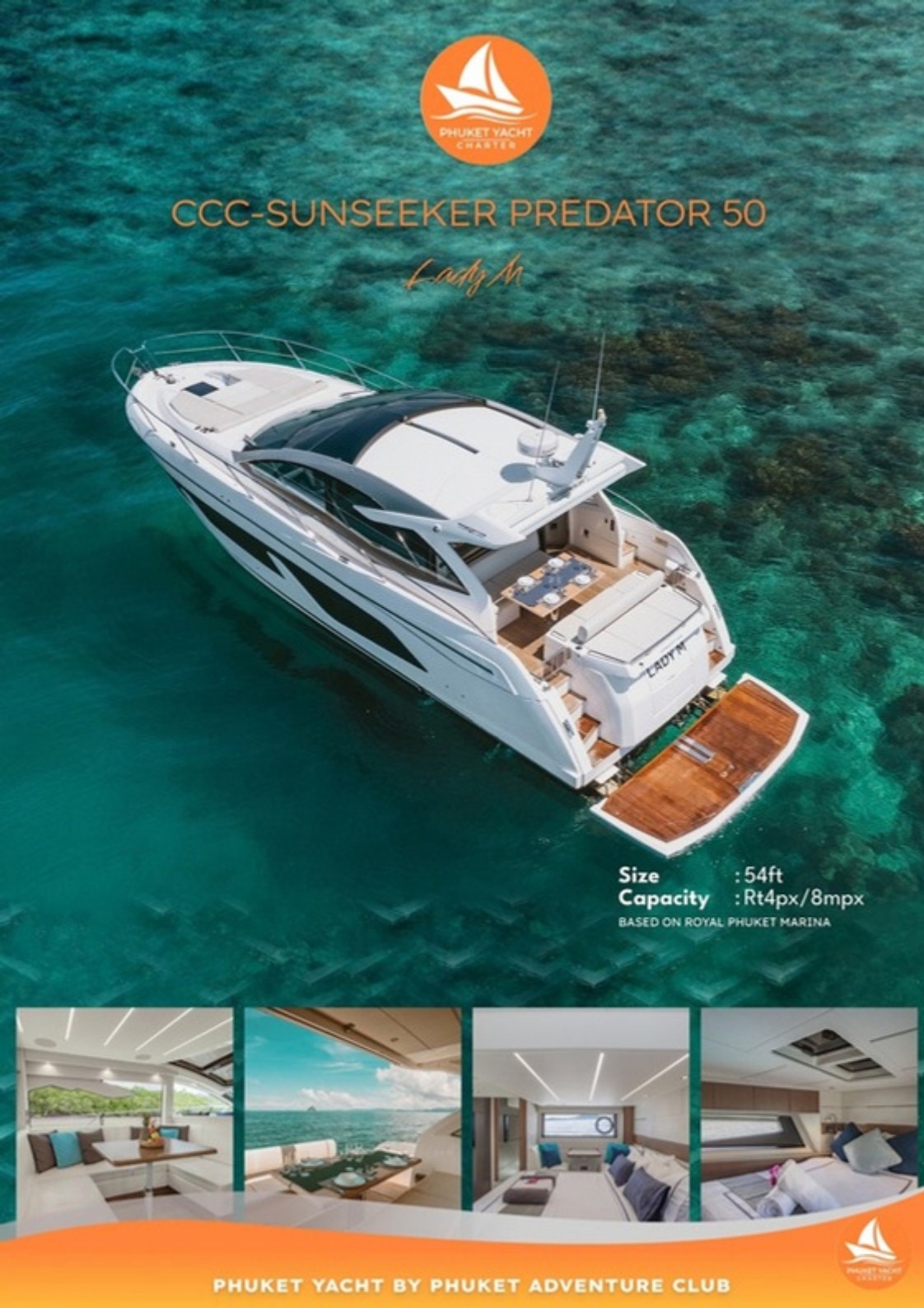 54 ft. Sunseeker Predator 50 · Luxury Motor Yacht - Exterior Sailing