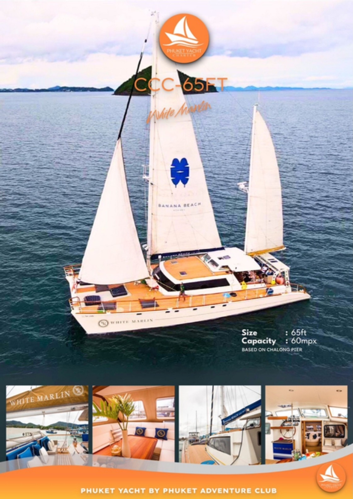 65 ft. Sailing Catamaran - Exterior Sailing