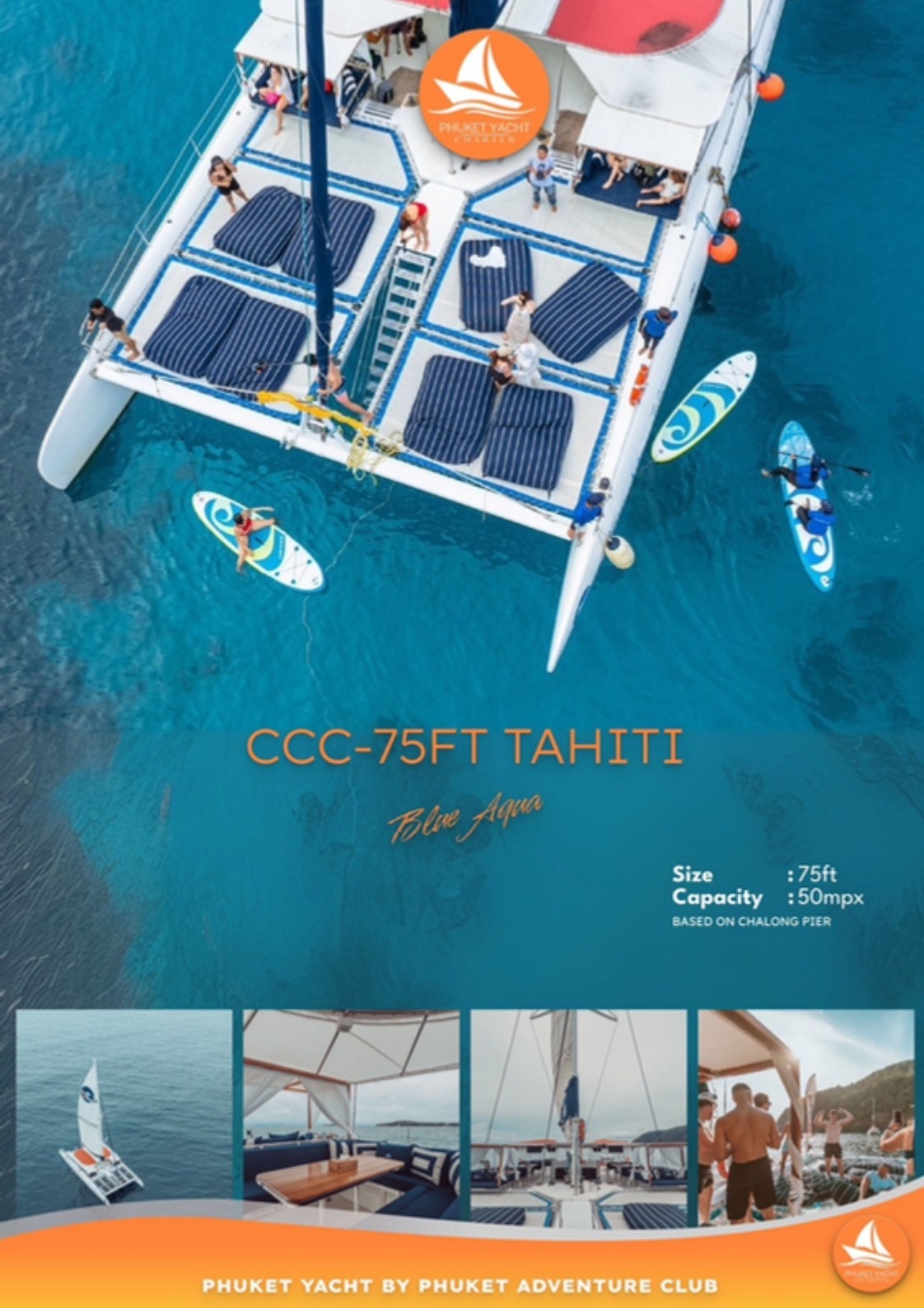 75 ft. Party Catamaran Party Catamaran - Exterior Sailing